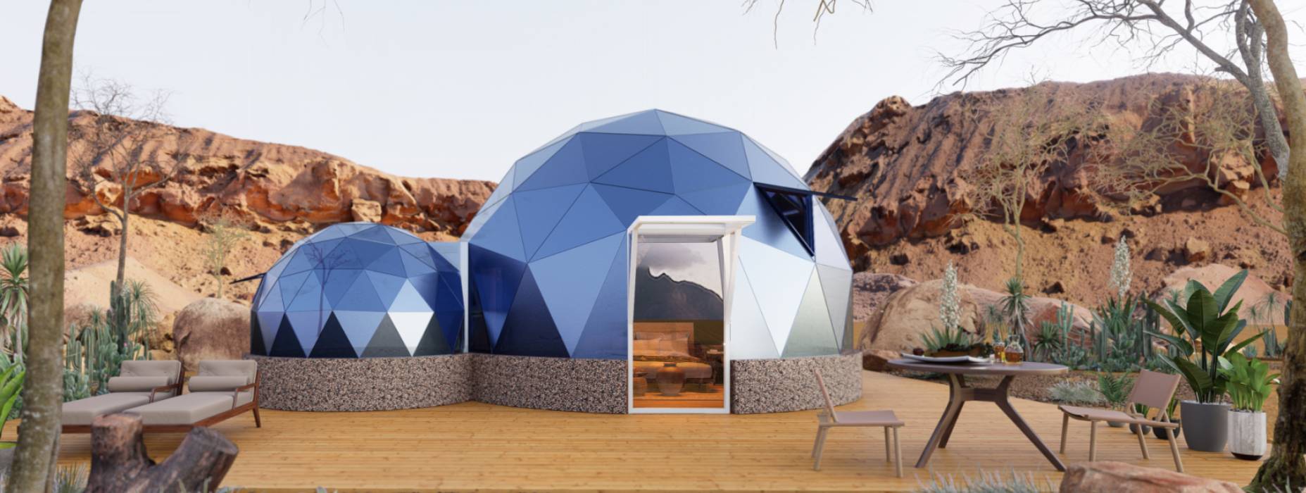 新平球形智能光伏玻璃星空房